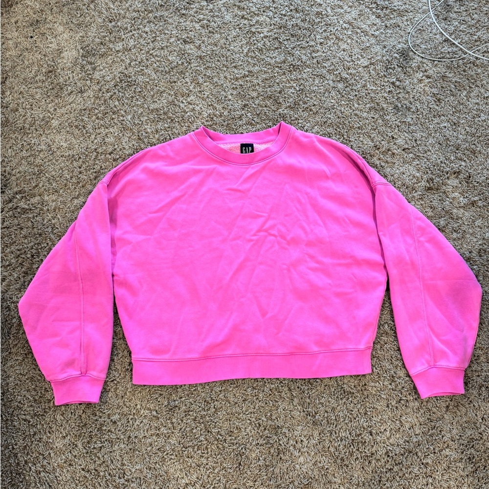 GAP hot pink crewneck